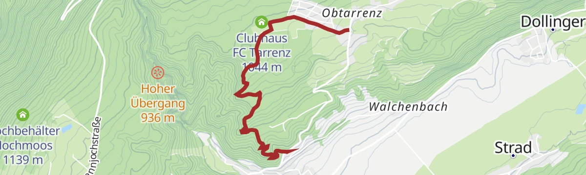 Route map: Lenzenanger (Nr. 624)
